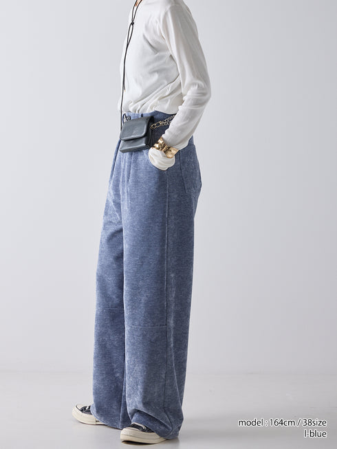 【 予約:11月中旬 】MOLE TWILL TUCK WIDE PT /Y254-31136